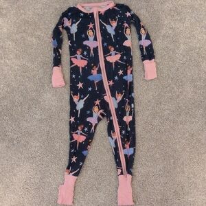 Little Sleepies Twilight Ballet Zippy 12-18 Months NWOT